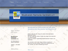 Tablet Screenshot of mv-gersheim.de